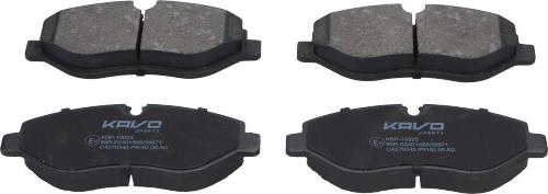 Kavo Parts KBP-10025 - Set placute frana,frana disc aaoparts.ro