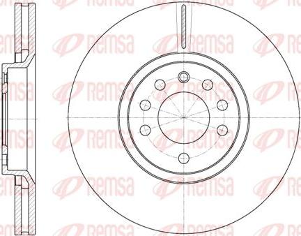 Kawe 6944 10 - Disc frana aaoparts.ro