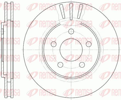 Kawe 6947 10 - Disc frana aaoparts.ro