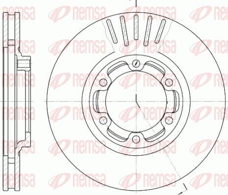 Kawe 6952 10 - Disc frana aaoparts.ro
