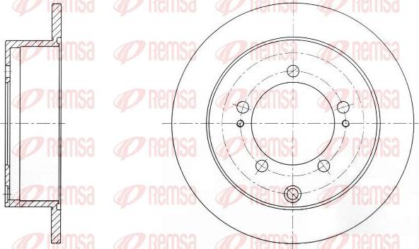 Kawe 6903 00 - Disc frana aaoparts.ro