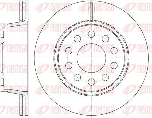 Kawe 6930 10 - Disc frana aaoparts.ro