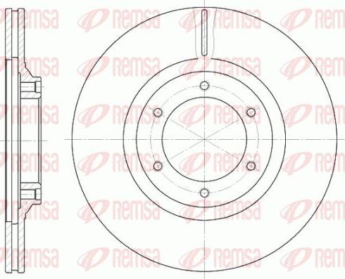 Kawe 6434 10 - Disc frana aaoparts.ro