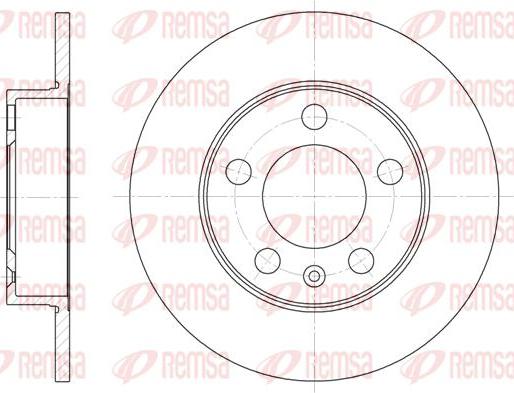 Kawe 6547 00 - Disc frana aaoparts.ro