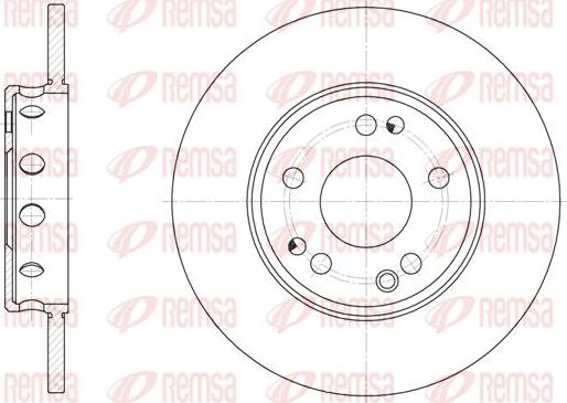 Kawe 6059 00 - Disc frana aaoparts.ro