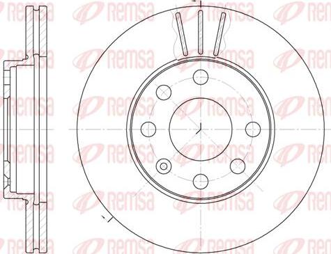 Kawe 6061 10 - Disc frana aaoparts.ro