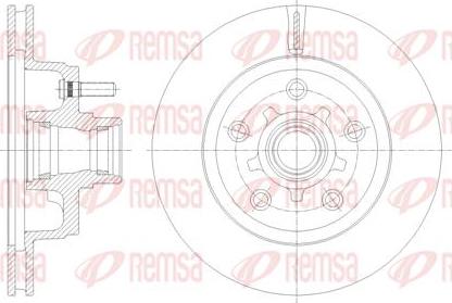 Kawe 61959 10 - Disc frana aaoparts.ro
