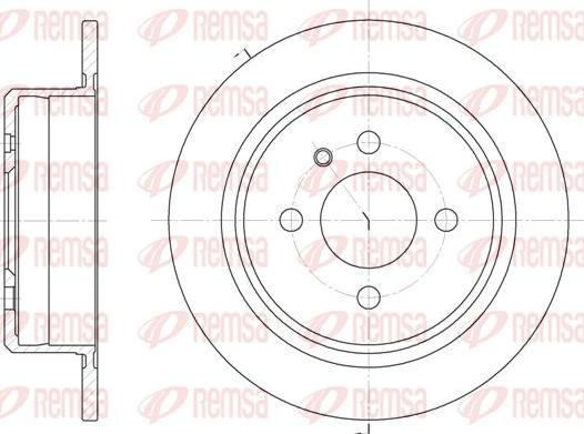 Kawe 6197 00 - Disc frana aaoparts.ro