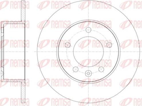 Kawe 61412 00 - Disc frana aaoparts.ro