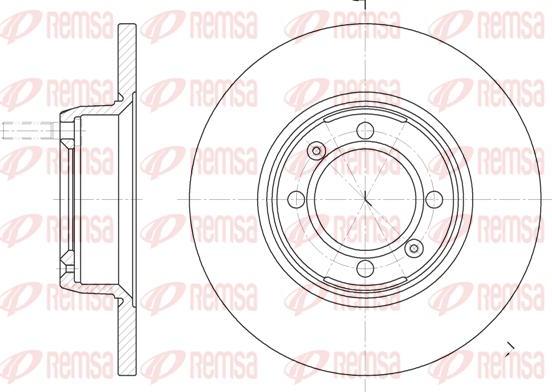 Kawe 6142 00 - Disc frana aaoparts.ro