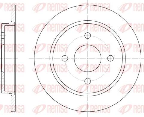 Kawe 6155 00 - Disc frana aaoparts.ro