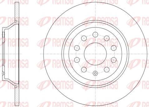 Kawe 61587 00 - Disc frana aaoparts.ro