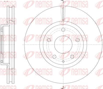 Kawe 61520 10 - Disc frana aaoparts.ro