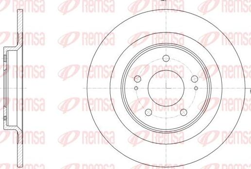 Kawe 61528 00 - Disc frana aaoparts.ro