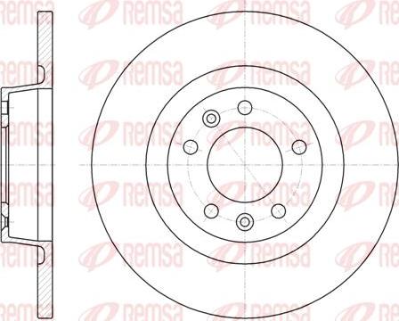Kawe 61053 00 - Disc frana aaoparts.ro
