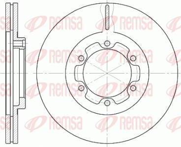 Kawe 6188 10 - Disc frana aaoparts.ro