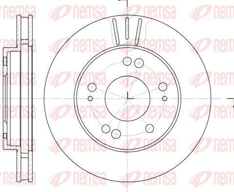 Kawe 61220 10 - Disc frana aaoparts.ro