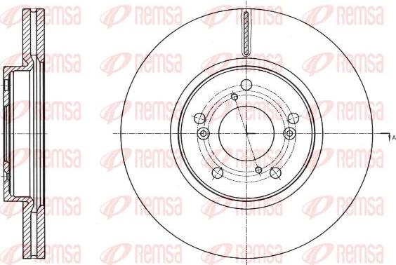 Blue Print ADH243133 - Disc frana aaoparts.ro