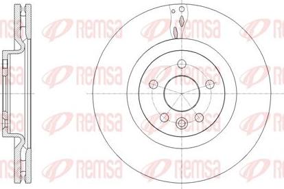 Kawe 61786 10 - Disc frana aaoparts.ro
