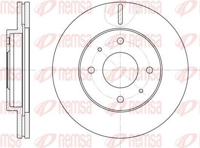 Kawe 6391 10 - Disc frana aaoparts.ro