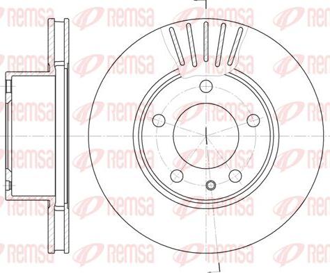 Kawe 6357 10 - Disc frana aaoparts.ro