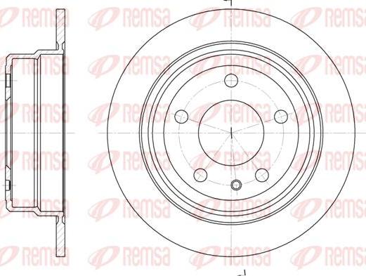 Kawe 6308 00 - Disc frana aaoparts.ro