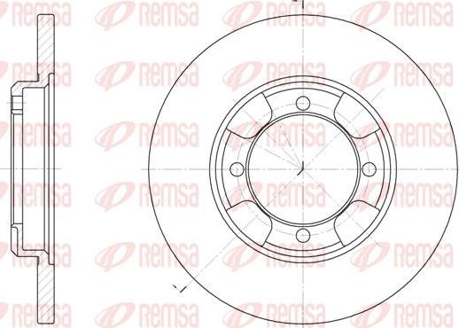 Kawe 6388 00 - Disc frana aaoparts.ro