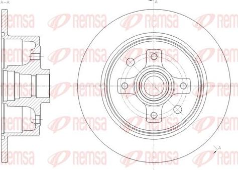 Kawe 6217 00 - Disc frana aaoparts.ro