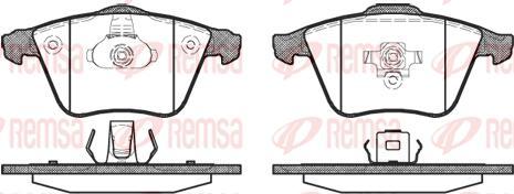 Kawe 0964 20 - Set placute frana,frana disc aaoparts.ro