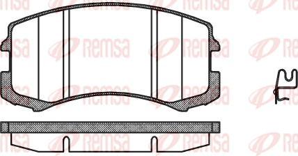 Kawe 0965 01 - Set placute frana,frana disc aaoparts.ro