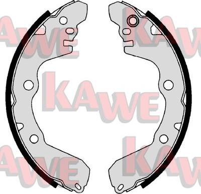 Kawe 09680 - Set saboti frana aaoparts.ro