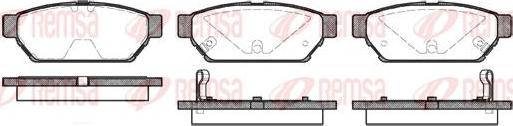 Kawe 0440 02 - Set placute frana,frana disc aaoparts.ro