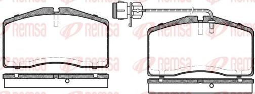 Kawe 0448 12 - Set placute frana,frana disc aaoparts.ro