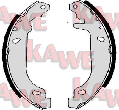 Kawe 04880 - Set saboti frana aaoparts.ro