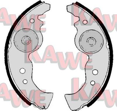 Kawe 04370 - Set saboti frana aaoparts.ro