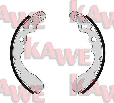 Kawe 05650 - Set saboti frana aaoparts.ro