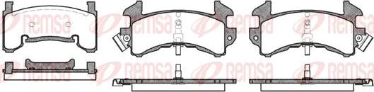 Kawe 0515 00 - Set placute frana,frana disc aaoparts.ro