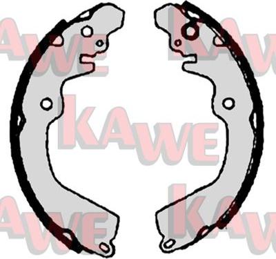 Kawe 05245 - Set saboti frana aaoparts.ro