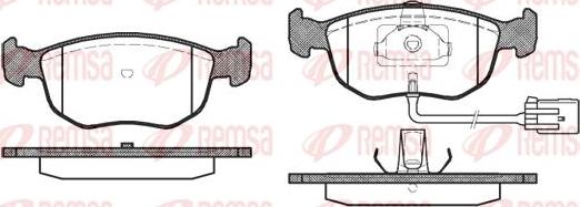 Kawe 0575 02 - Set placute frana,frana disc aaoparts.ro
