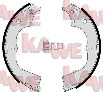 Kawe 06950 - Set saboti frana aaoparts.ro