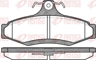 Kawe 0646 10 - Set placute frana,frana disc aaoparts.ro