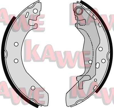 Kawe 06040 - Set saboti frana aaoparts.ro