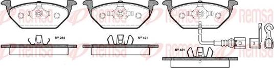 Kawe 0633 21 - Set placute frana,frana disc aaoparts.ro