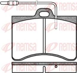 Kawe 0086 04 - Set placute frana,frana disc aaoparts.ro