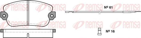 Kawe 0024 02 - Set placute frana,frana disc aaoparts.ro