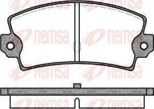 Kawe 0021 40 - Set placute frana,frana disc aaoparts.ro