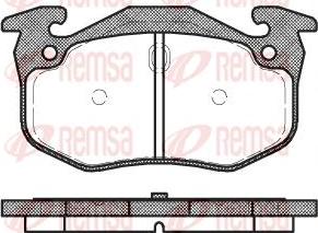 Kawe 0144 06 - Set placute frana,frana disc aaoparts.ro