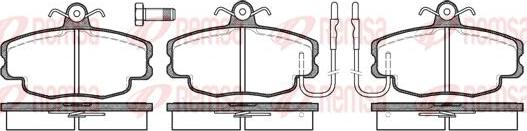 Kawe 0141 12 - Set placute frana,frana disc aaoparts.ro