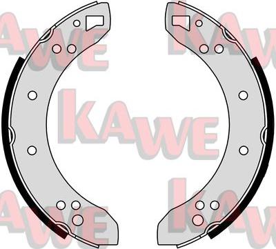 Kawe 01090 - Set saboti frana aaoparts.ro
