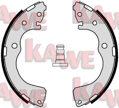 Kawe 01024 - Set saboti frana aaoparts.ro